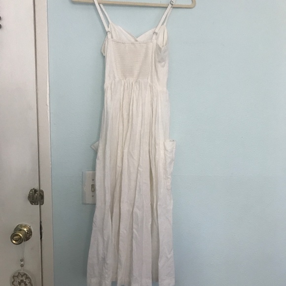 Urban Outfitters Linen Button Down Midi Dress - Picture 4 of 6